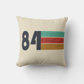 1984生まれ年のヴィンテージ誕生日ギフト クッション (正面)