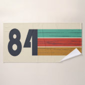 1984生まれ年のヴィンテージ誕生日ギフト バスタオル (バスタオル)
