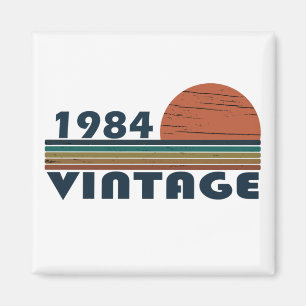 1984生まれ年のヴィンテージ誕生日ギフト マグネット
