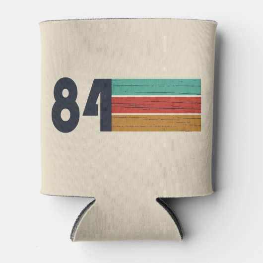 1984生まれ年のヴィンテージ誕生日ギフト 缶クーラー (正面)