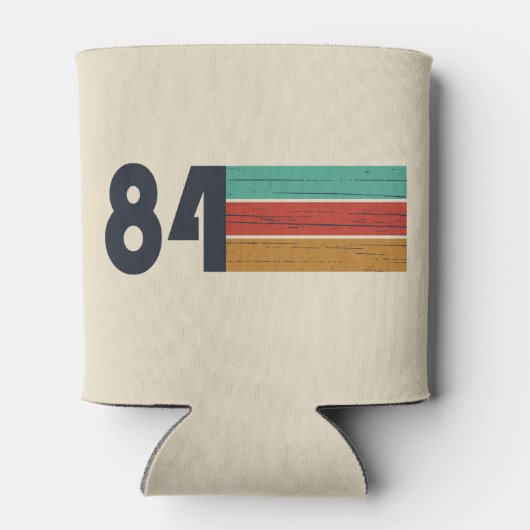 1984生まれ年のヴィンテージ誕生日ギフト 缶クーラー (裏面)