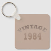 1984生まれ年のヴィンテージ キーホルダー (正面)