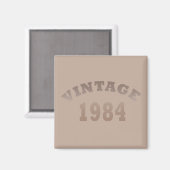 1984生まれ年ヴィンテージ40歳 マグネット (正面/裏面)