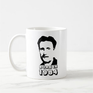 1984生まれ年(George Orwell) コーヒーマグカップ