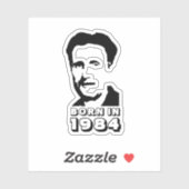 1984生まれ年(George Orwell) シール (シート)