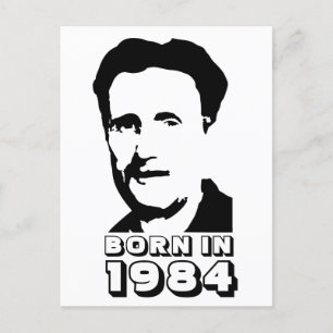 1984生まれ年(George Orwell) ポストカード