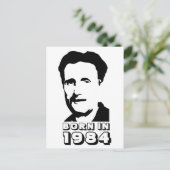 1984生まれ年(George Orwell) ポストカード (スタンド正面)