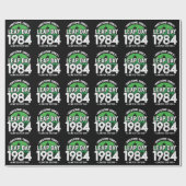 1984素晴らし年閏年日以後2月29誕生日 ラッピングペーパー (フラット)