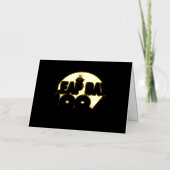 1984素晴らし年閏年日以後2月29誕生日 箔グリーティングカード (正面)