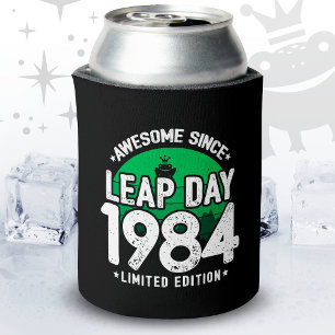 1984素晴らし年閏年日以後2月29誕生日 缶クーラー