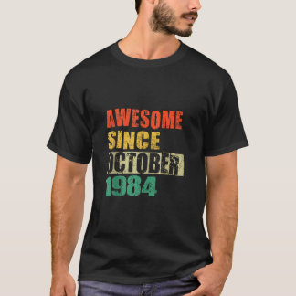 1984素晴らし年10月40歳40誕生 Tシャツ