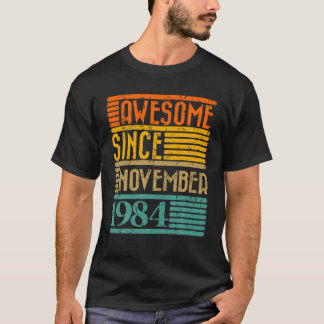 1984素晴らし年11月40歳から40歳 Tシャツ