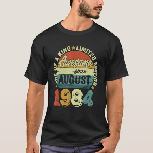 1984素晴らし年38歳38歳から Tシャツ (正面)
