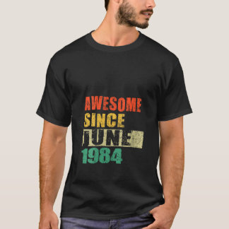 1984素晴らし年6月40歳40歳 Tシャツ