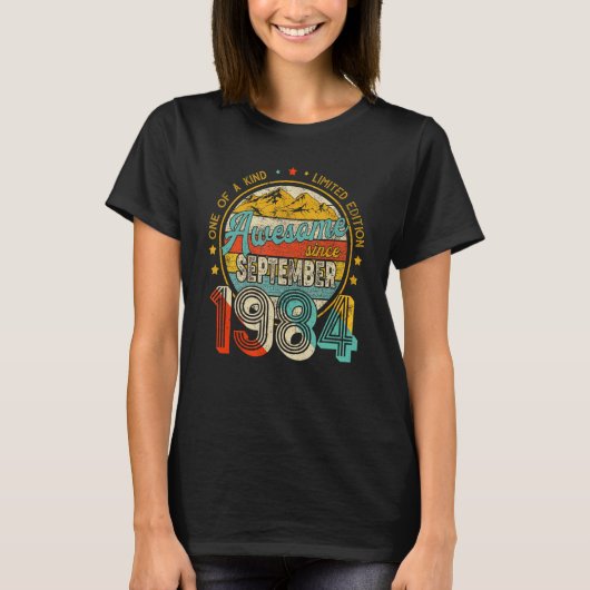 1984素晴らし年9月以来、ある種の Tシャツ (正面)