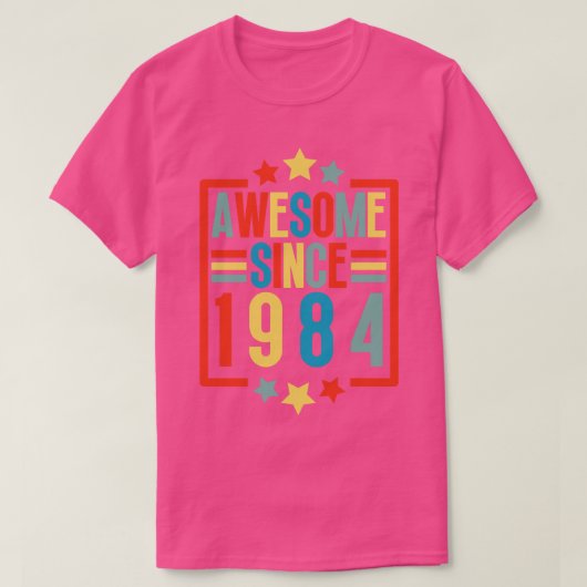 1984素晴らし 5年以降 Tシャツ (デザイン正面)