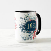 1984誕生日年、1984年以来、または1984年に作られた マグカップ (正面右)