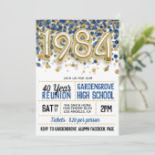 1984高等学校大学懇親会招待状 招待状 (スタンド正面)