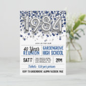 1984高等学校大学懇親会招待状 招待状 (スタンド正面)