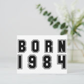 1984黒で生まれて下さい ポストカード (スタンド正面)