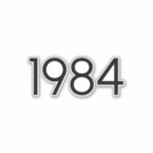 1984 シール (正面)