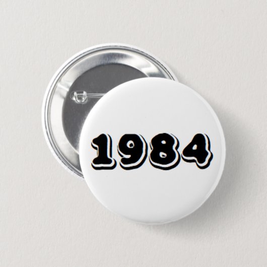 1984 缶バッジ (正面&裏面)