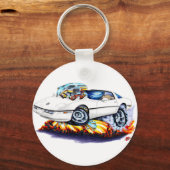 1984-93コルベット白車 キーホルダー (正面)