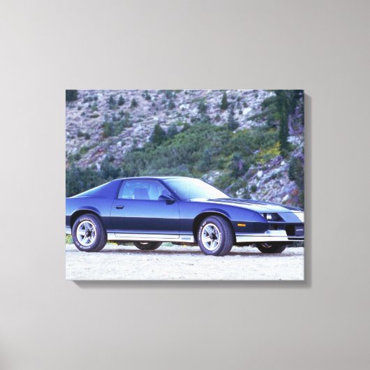 1984 Chevy Camaro Z28プリント キャンバスプリント (正面)
