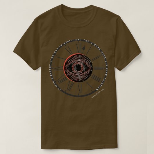 1984 Dystopia Tシャツ (デザイン正面)