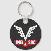 1984 INGSOC党ロゴ キーリング (裏面)