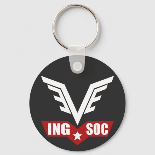 1984 INGSOC Party Logo Key Ring キーホルダー (正面)