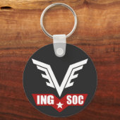 1984 INGSOC Party Logo Key Ring キーホルダー (正面)