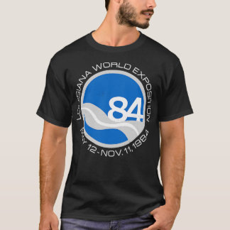 1984 Louisiana World Expositionのアイコンと日付T Tシャツ