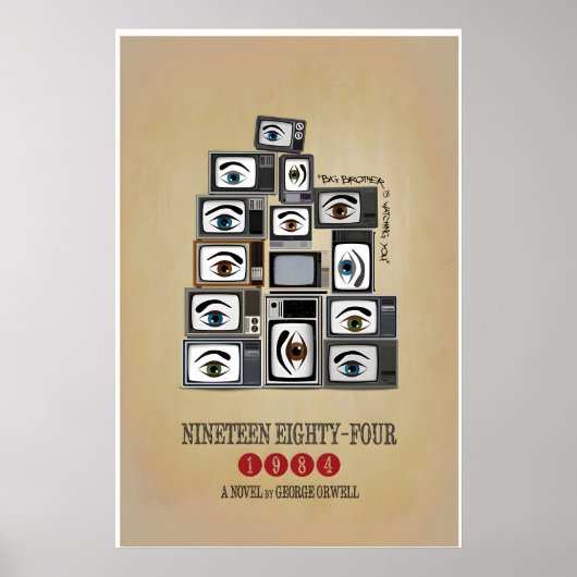 1984 Original Print Reinterpretation of the George ポスター (正面)