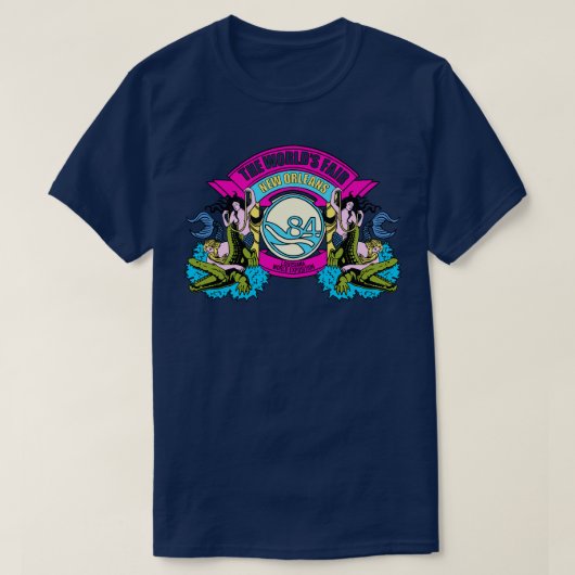 1984 Worlds Fair New Orleans Louisiana Tシャツ (デザイン正面)