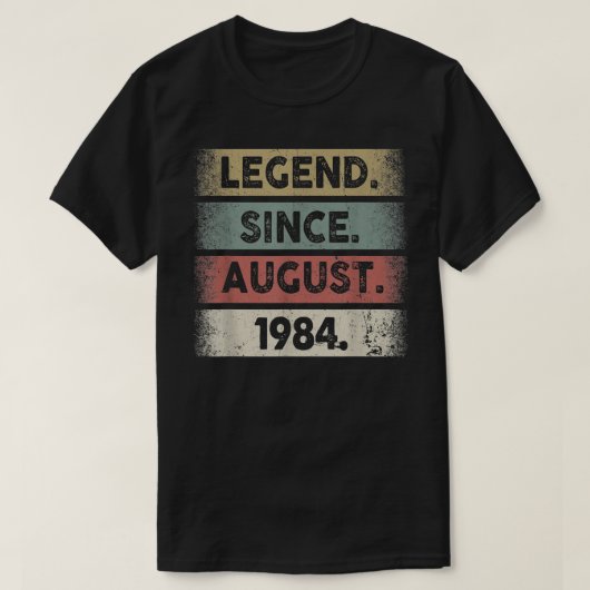 1984th Birt以来38歳の威厳がある贈り物の伝説 Tシャツ (デザイン正面)