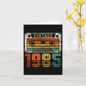 1985おもしろい37歳、男女37誕生日 カード (黄色い花)