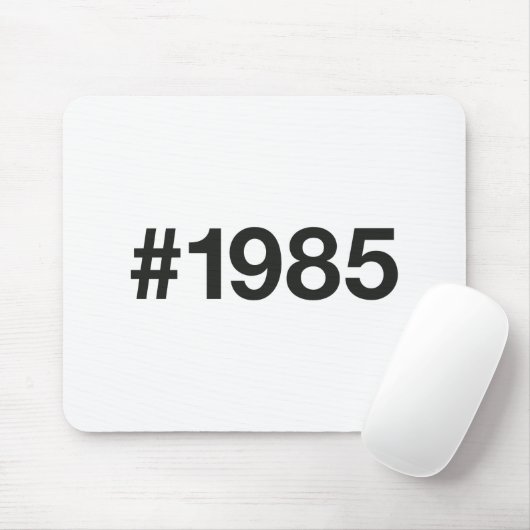 1985ハッシュタグ40誕生日記念日 マウスパッド (マウス)