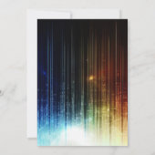 1985レトロ40歳誕生日パーティー カスタマイズ可能 招待状 (裏面)