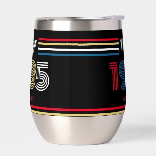 1985ヴィンテージストライプレトロの原色 (左面)