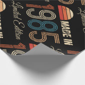 1985ヴィンテージ40歳 ラッピングペーパー (角)