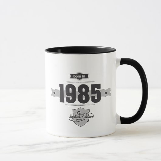 1985年に生まれて下さい(Dark&Lightgrey) マグカップ (右)