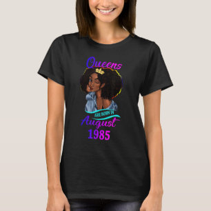 1985年に生まれ女王が幸せ威厳があるな37番目の誕生日 Tシャツ