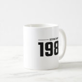 1985年に設立されたコーヒーマグ コーヒーマグカップ (正面右)