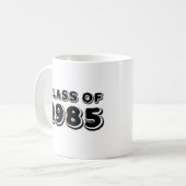 1985年のコーヒーマグのクラス コーヒーマグカップ (正面左)