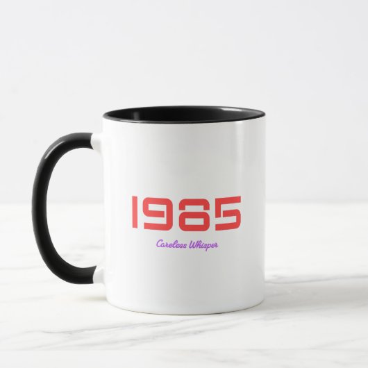 1985年のトップソング マグカップ (左)
