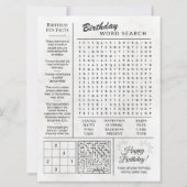 1985年カスタム新聞紙誕生日カード、トレンド シーズンカード (裏面)