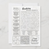 1985年カスタム新聞紙誕生日カード、トレンド シーズンカード (裏面)