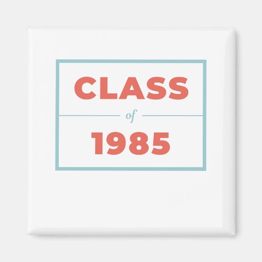 1985年クラス マグネット (正面)