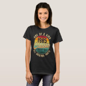 1985年ユニーク以来、永遠のために古典的に構築 Tシャツ (正面フル)